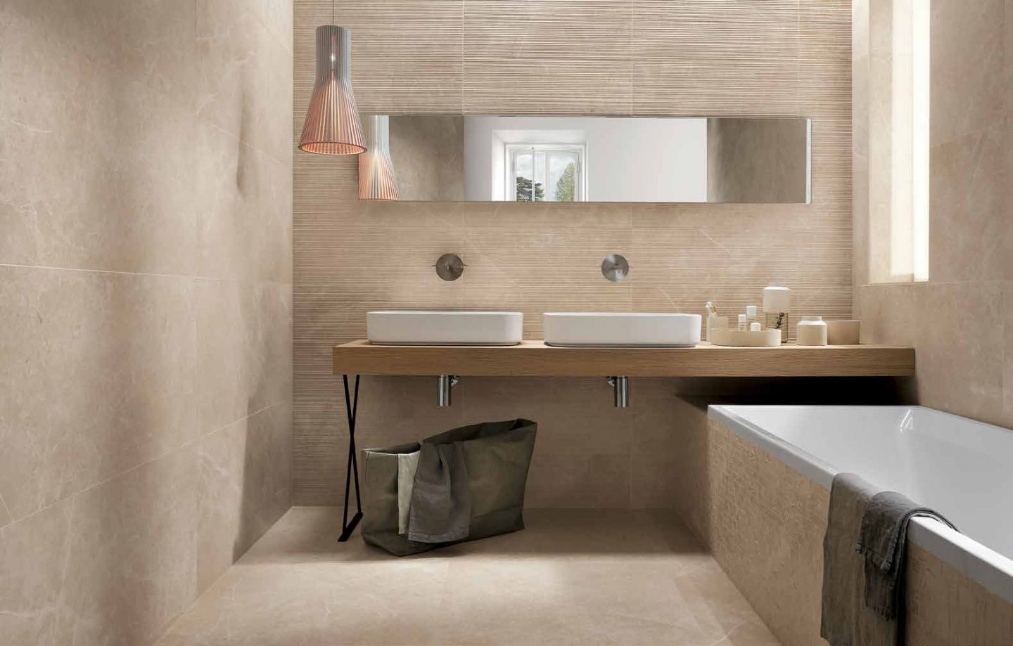 FAP Ceramiche - Roma - Roma Pietra 50x110 cm, Filo Pietra 50x110